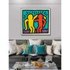 Abstract Keith Artwork Funny Dancer Clown Wall Art Canvas Painting  Nordic Posters and Prints for Living Room Decor  Modern Wall