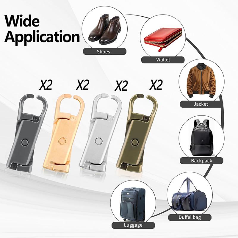 Zipper Pull Replacement (Upgraded),8 Pcs Detachable Replacement Zipper Pull Tabs