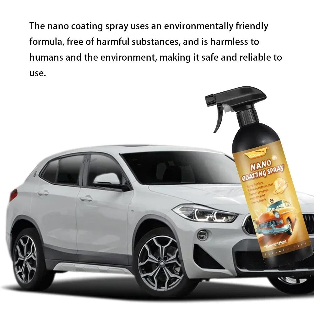 Ceramic Car Coating 500ML 9H Nano Liquid Glass Plated Crystal Hydrophobic Waterproof Polishing Paint Hardness Car Polish Wax