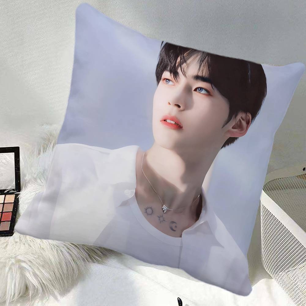 kpop Sung Han Bin Pillow Case Square Pillow Bedroom Sofa Leisure Comfort Cushion Car Home Decoration
