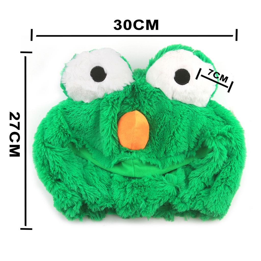 Funny Frog Motorcycle Helmet Cover - Novelty Helmet Cover For Motorbike Riders, One Size Fits All