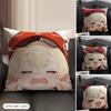 Klee Cute Cute Genshin Impact Cushion Cover Natural Linen Organic Fabric DoubleSided Printing Sofa Home Decor Gift Pillow Case