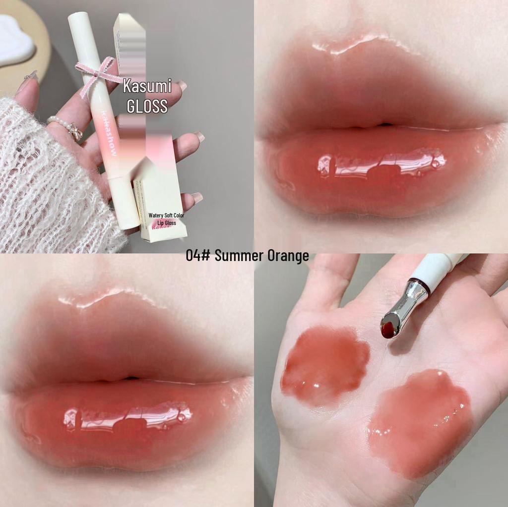 Kakashow C506 Watery Soft Lip Gloss: Plumping Korean-style Lip Glaze for a Youthful Look.