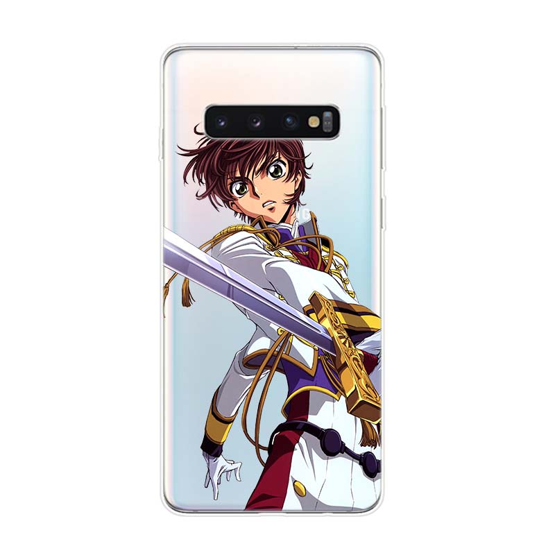 Anime Code Geass Lelouch Silicone Cover For Samsung Galaxy S21 S20 FE Ultra S10 S10E Lite S9 S8 S7 Edge Plus Phone Case
