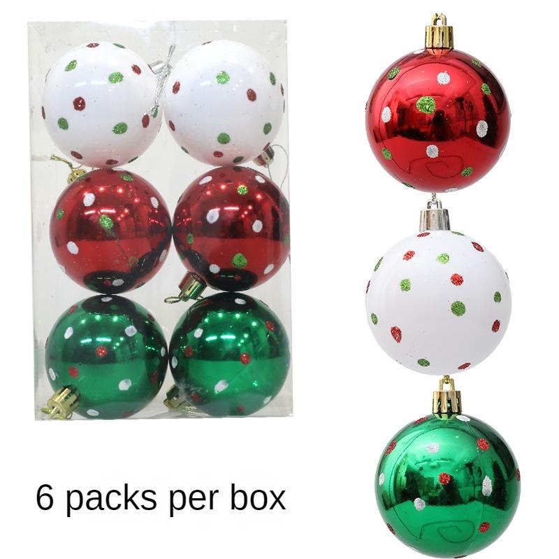 

Holiday Accessories Strong And Sturdy Convenient Christmas Decorations Christmas Tree Painted Balls Easy To Carry Solid Durable