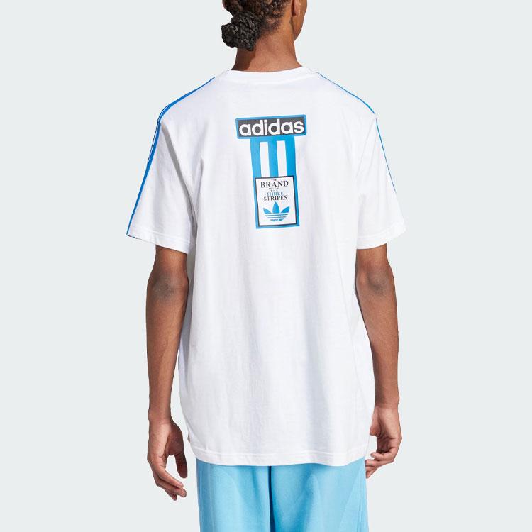 adidas Adicolor Adibreak Tee Black/Blue Bird Men Streetwear IV5351