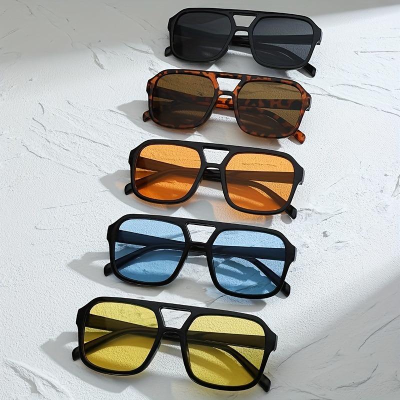 

5Pack Women S Blog Style Square Uv Sunglasses