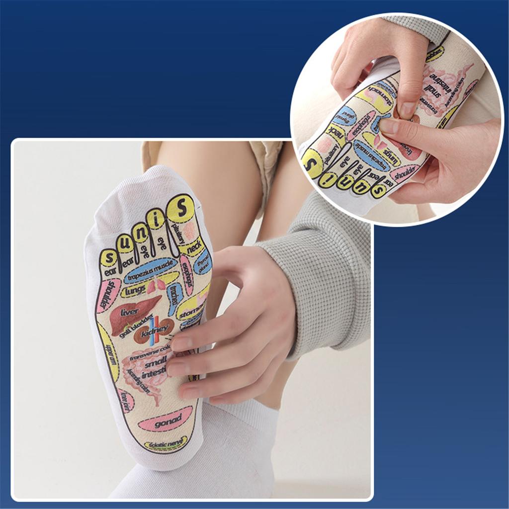 Relaxation Foot Massage Acupressures Reflexology Socks for Promote Blood Flow Great for Various Setting Gym and Home