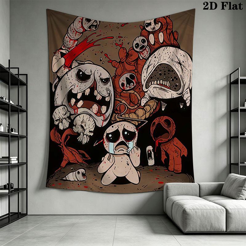Gothic Wall Hanging Printed Fabric Blanket Decorative Tapestries for Bedroom Living Room Home Decor