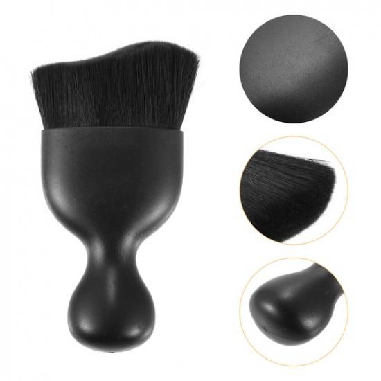 1pcs Car Interior Dust Brush Soft Bristles Detailing Brush Dusting Tool Black