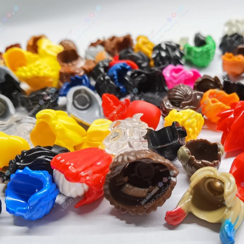 

30 шт. 50 шт. 100 шт. Случайная модель волос Фильм Аниме Мультсериал Персонаж Аксессуары MOC Строительные блоки Игрушки для детей Подарок