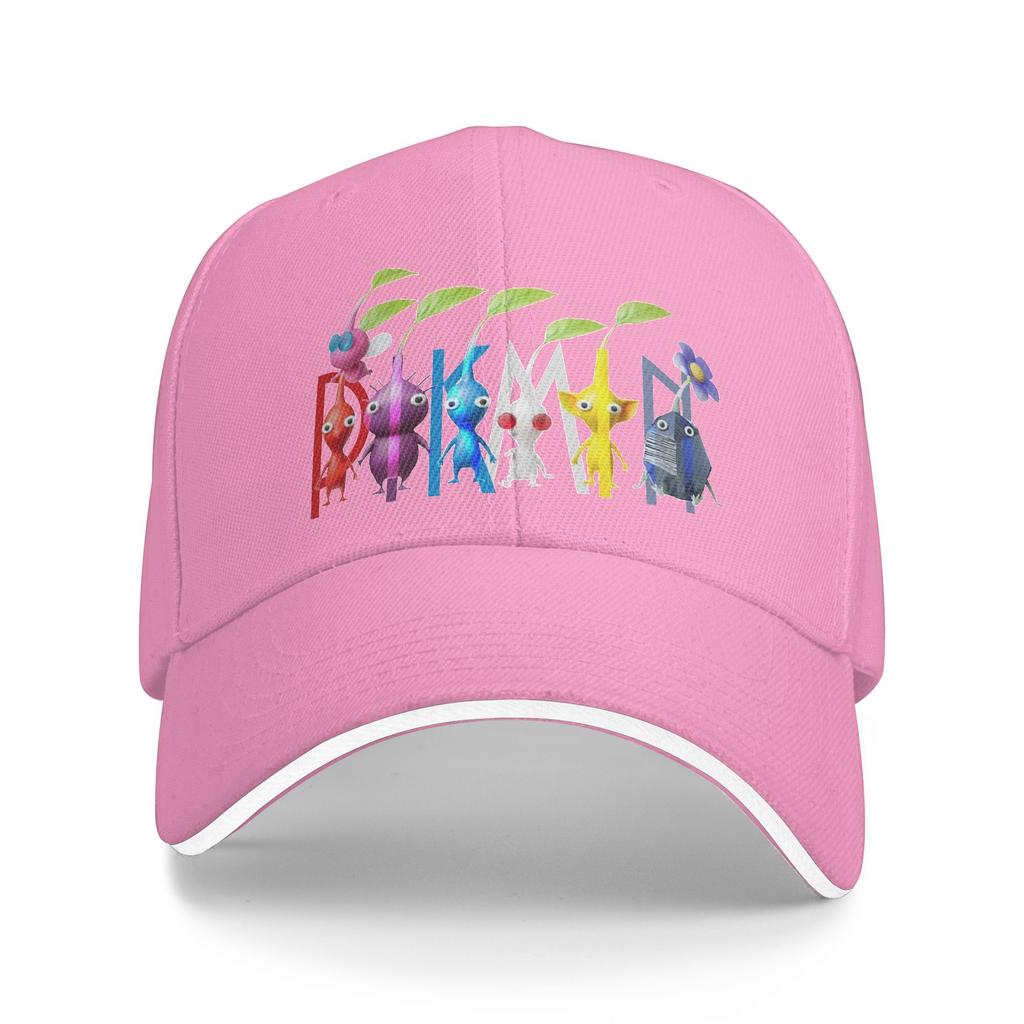 Unisexs Womens Cartoon Cute Pikmin Outdoor Hat  Sun Cap New Baseball Cap Sunscreen Hats