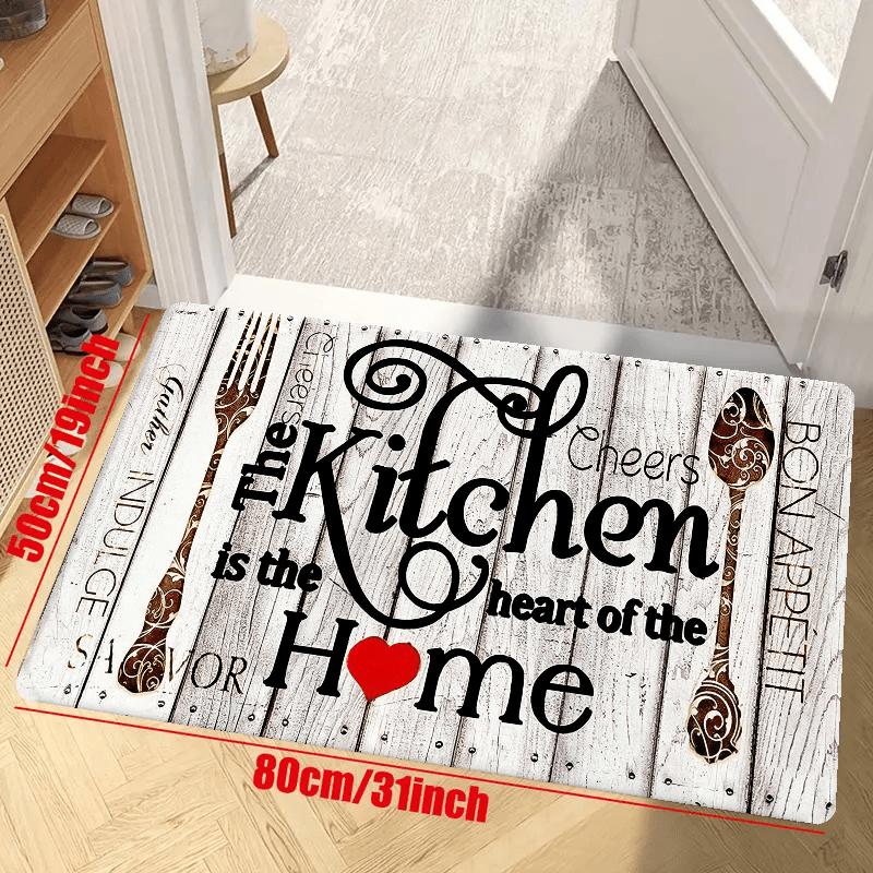 Soft Kitchen Rug Anti-Fatigue Kitchen Rug Waterproof Non-Slip Rugs Set Runner Rug Absorbent Machine Washable Carpet For Kitchen