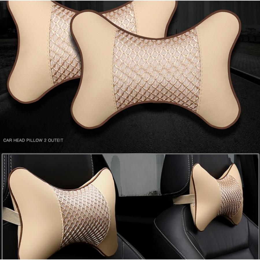 Car headrest A pair of car seat cervical neck support pillow Car neck neck cushion car headrest
