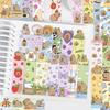 30Pcs/Set Reading Stationery Capybara Bookmark Book Decoration Page Pagination Marker  Library