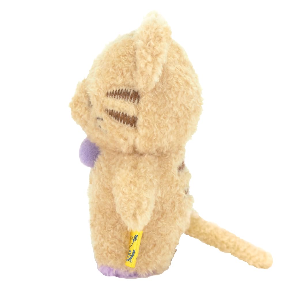 SunLemon Fluffy Watton Plush Cat, Small, Chatora, 14x14x15cm, Animal, P-8952