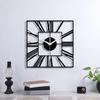 Creative and Unique Roman Numeral Wall Clock Round 12-inch Clock Silent Wall Clock Living Room Bedroom Home Decoration