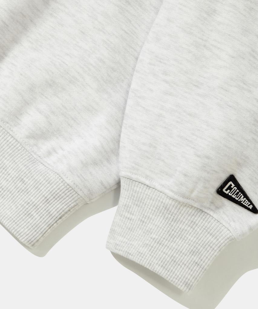 COLUMBIA UNIVERSITY Reverse Arch Fleece Crew Neck_Light Melange