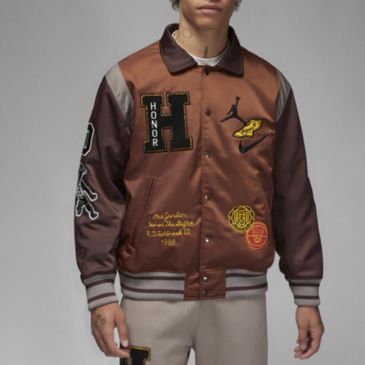 Nike Long Sleeves Jacket X HTG 'Brown' Men's DX6244-204