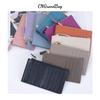 Women's Japanese Korean Style Multi-Card Cowhide ID Holder with Zipper Coin Purse