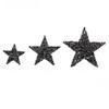 Star-Shaped Rhinestone Resin Patches: 5-Piece Pack for DIY Clothing Accessories