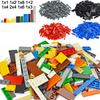 150 Pezzi Lotti Piatto Liscio Mattoncino da Costruzione 1x1 1x2 1x6 Punti Piastrella Sottile Mattoncini Per Bambino Leduo Giocattolo Particelle Miste Marca Compatibile