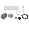 Aquarium Feeding Tube Dish Prevent Floating Acrylic Shrimp Feeding Tube and Dish Set for Tropical