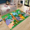 Cartoon Zoo Animals Baby Creeping Mat Rugs for Kid Room Decor Child Area Floor Mat Anti-skid Carpet for Bedroom Soft Mat Gifts