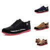 New Fashion Men Sneakers Casual Frosted Leather Running Shoes With Stylish Design And Comfortable Fit