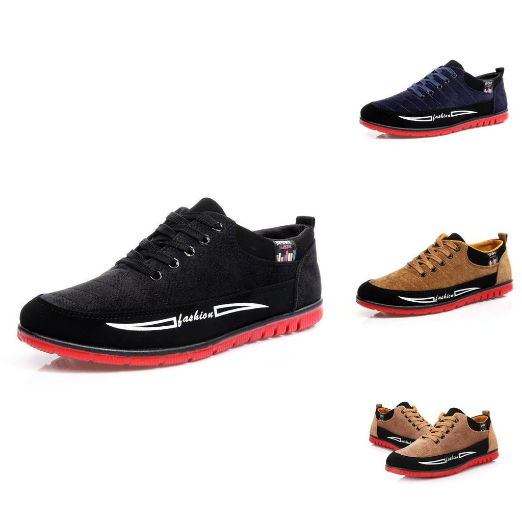 New Fashion Men Sneakers Casual Frosted Leather Running Shoes With Stylish Design And Comfortable Fit