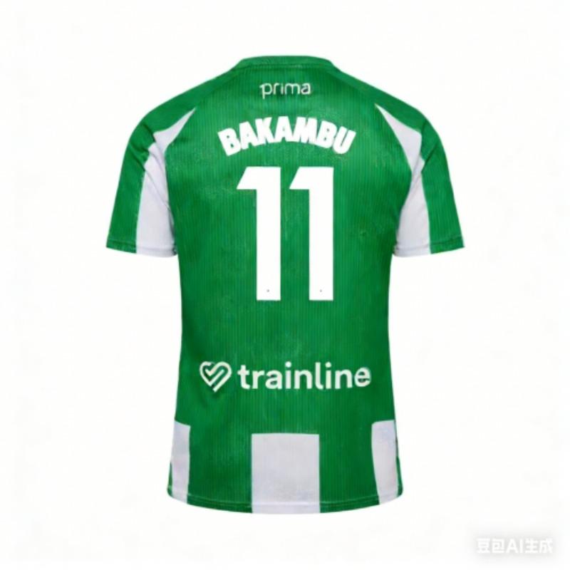 2026 Real Betis Leisure Outdoor Sports Fast Drying Breathable Adult and Children's Same Style Football T-shirt - Parent Child