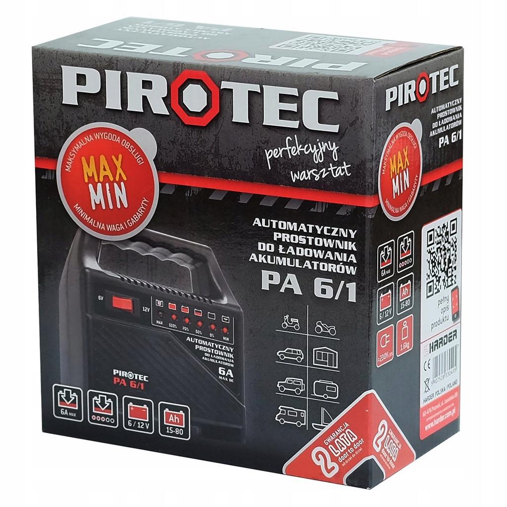 Battery Charger Pirotec Pa 6/1 6 A 1 Pc