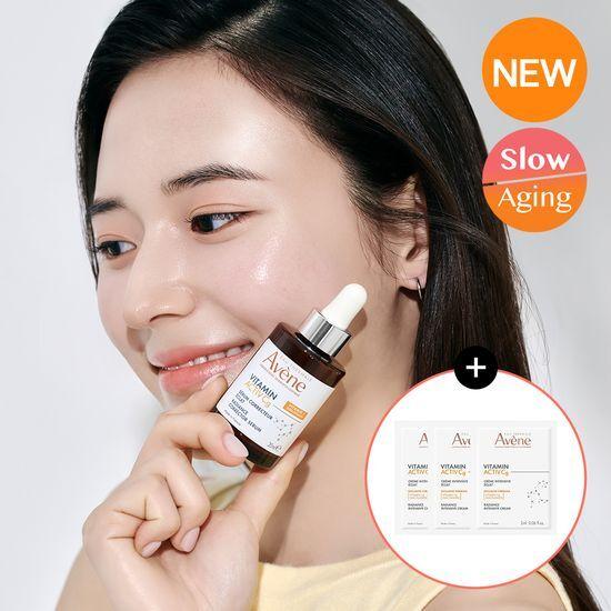 

Avene Vitamin Active VACg Serum 30ml (+ Vitamin Cg Active Cream 2ml*3) *Glow *Antioxidant