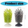 Kitchen Vertical Suction Cup Sink Cup Brush Glass Cleaning Scrub Tool Kitchen Bottle Cleaning Washing Brush