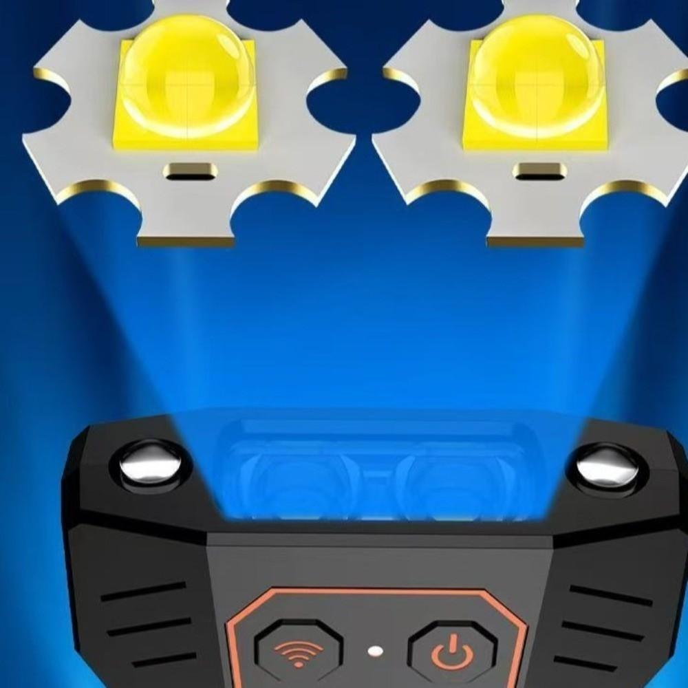 Head Mounted Hat Clip Light Ultra Light Hat Brim Light Professional Sensing Headlight  Camping
