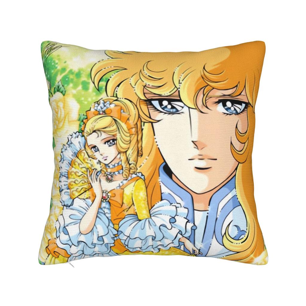 The Rose Of Versailles Pillow Cover  Soft Cushion Cover Funny Pillow Case For Sofa Bedroom Home Decor