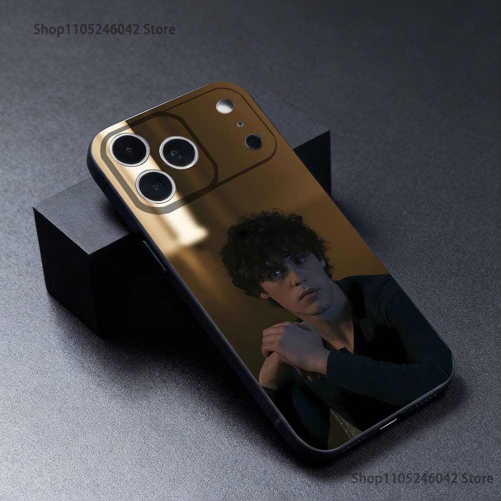 J-Jack Champion Black Soft Cover Phone Case For iPhone 17,16,15,14,13,12,11,Pro,XS,Max,XR,Plus,E,SE4,Mini
