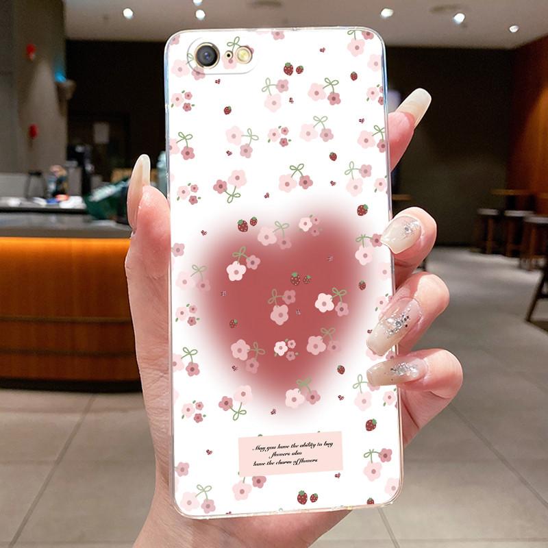 For Oppo A71 A71k CPH1717 Back Cover Oppo A71 2018 CPH1801 Case Luxury Fashion Butterfly Flowers Clear Soft Silicone Phone Case