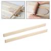 2 Pieces 40cm Wooden Rolling Pin Guides Kitchen Tools Noodles for Dough Thickness Ceramic Clay