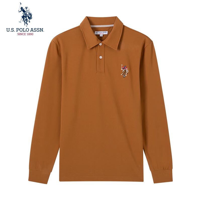 U.S. POLO ASSN. Men's Long Sleeve Business Casual Polo Shirt