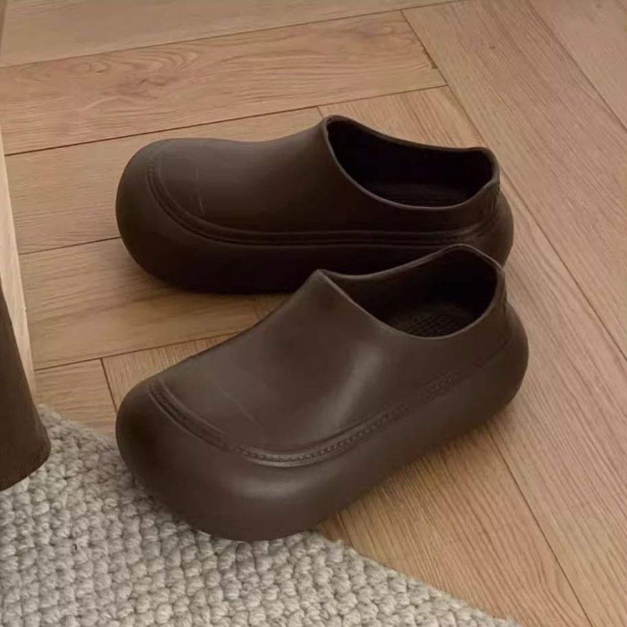 

Женские тапочки EVA Женская обувь Летняя обувь на платформе Обувь для девочек EVA Мягкая подошва Повседневные полутапочки Женская садовая обувь 40-41 темно-коричневого