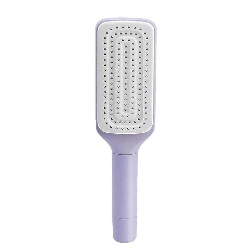 BEPAN 1/2pcs Self-Cleaning Massage Brush Telescopic Comb One-key Cleaning Hair Loss Airbag Scalp Massage Comb with Retractable Bristle