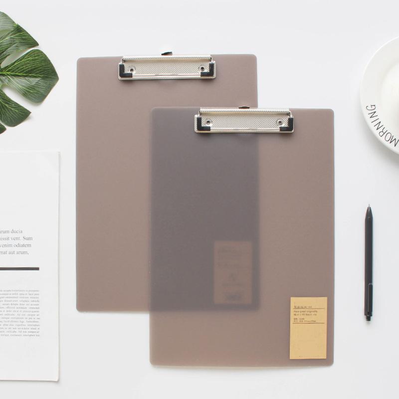 5 szt. A4/A5/A6 Podkładka z klipsem do pisania Podkładka na dokumenty Uchwyt na papier Przechowywanie PP Klipboard Artykuły biurowe Klipboard Menu