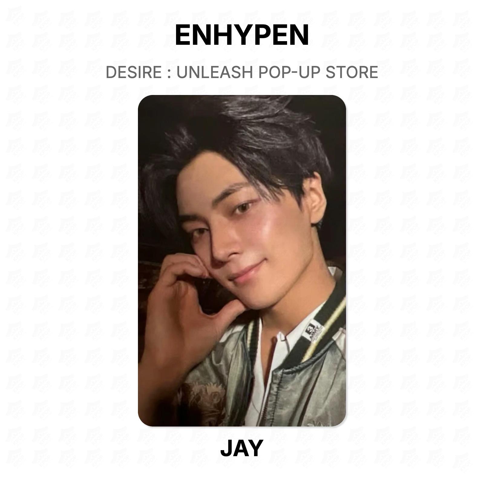 ENHYPEN DESIRE : UNLEASH POP-UP STORE Official Photocard JAY