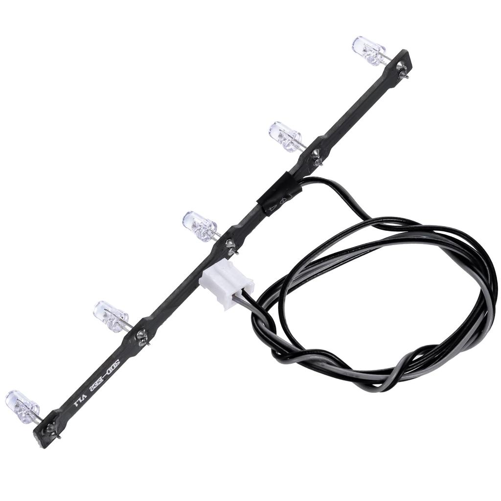 TRZX LED Roof Light Spotlight Headlight for Tamiya 1/14 Actros 3363 6x4 56348 RC Tractor Truck Accessories