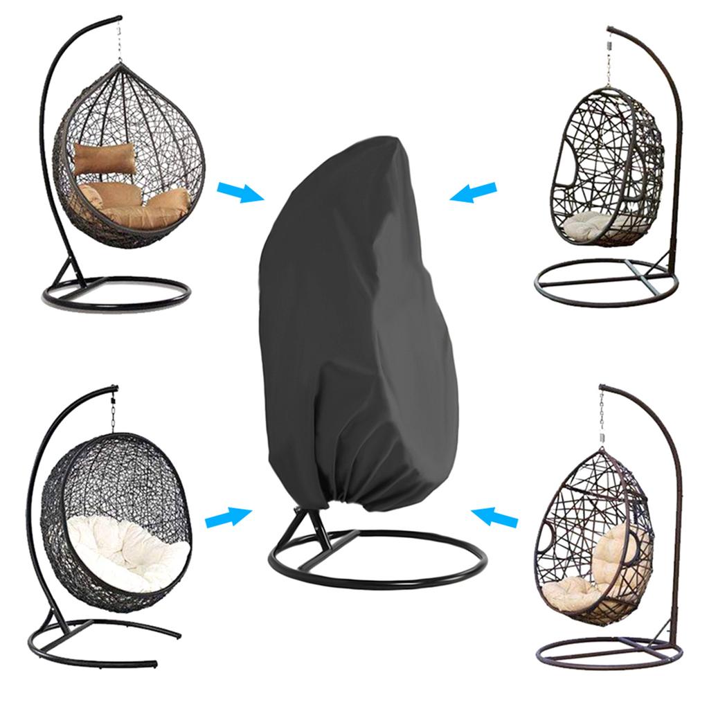 Venkovní houpačka závěsné křeslo prachotěsný vodotěsný ochranný kryt se zipem pro nábytek
