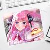 Anime Nakano Nino Mousepad Small LockEdge Mouse Pad For Gamers Computer Desk Pad Rectangular Anti-slip Rubber