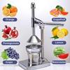 Manual Hand Press Stainless Steel Juicer Heavy Duty Citrus Lemon Squeezer for Orange Lime Easy To Clean Home Kitchen Helper