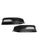 2PCS Bumper Fog Light Lamp Cover Grill Grille 8K0807682M 8K0807681L Fit A4 S-line S4 2013-2015