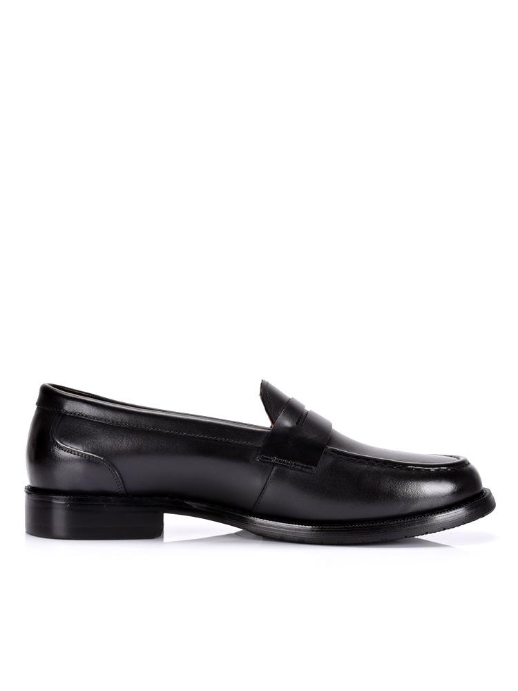 Men's Retro British Style Genuine Leather Slip-On Loafers - Comfortable & Breathable Business Casual Shoes